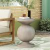Christopher Knight Home Cayce Outdoor Lightweight Concrete Side Table, Concrete Finish(Cayc concrete Finish)