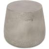 Christopher Knight Home Cayce Outdoor Lightweight Concrete Side Table, Concrete Finish(Grey)