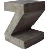Christopher Knight Home Lux Outdoor Lightweight Concrete Accent Table, Natural(Jingl light Gray)