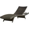 Christopher Knight Home Salem Outdoor Wicker Adjustable Chaise Lounges with Cushions, 2-Pcs Set, Multibrown / Bright Green(Multibrown)