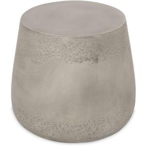Christopher Knight Home Cayce Outdoor Lightweight Concrete Side Table, Concrete Finish(Grey)