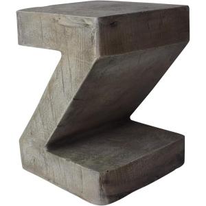 Christopher Knight Home Lux Outdoor Lightweight Concrete Accent Table, Natural(Jingl light Gray)