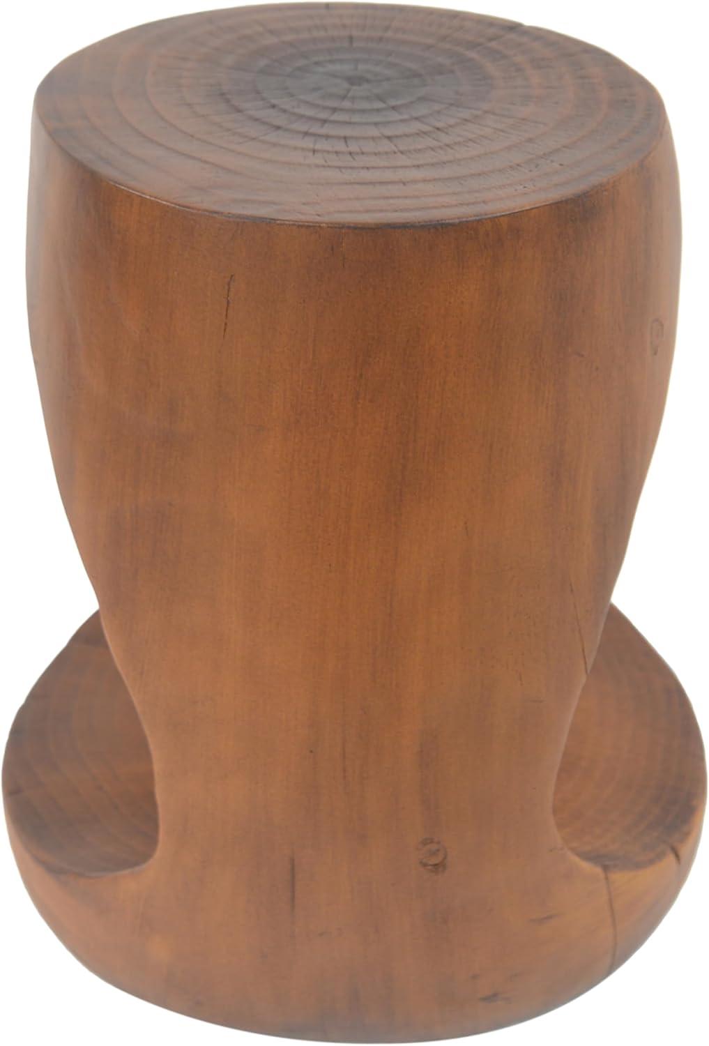 image:imageChristopher Knight Home Outdoor Side TableHollow Design End TablePatio Garden Stool TableDecorative Accent Table for Patio Balcony Beach Pool SideLightweight ConcreteWood Like TextureNaturalAntique Brown