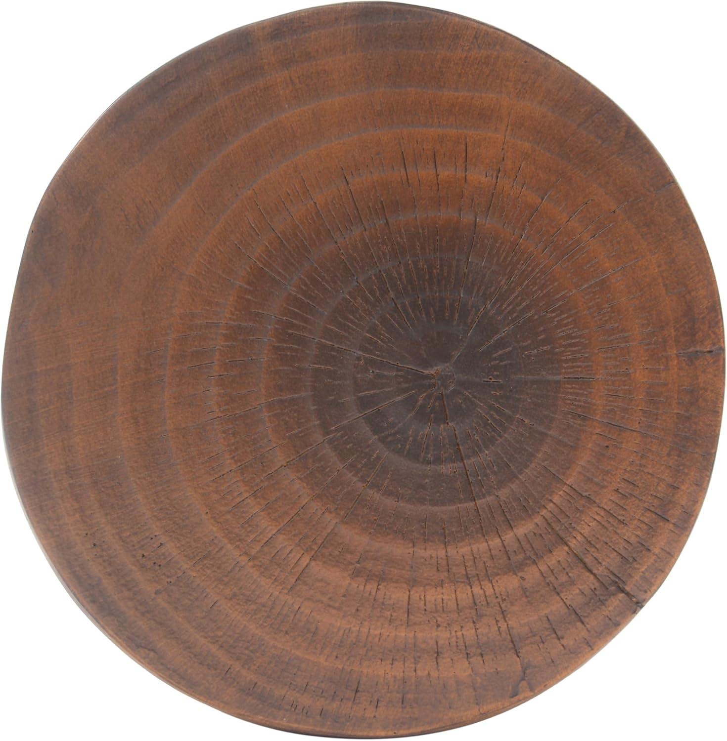 image:imageChristopher Knight Home Outdoor Side TableHollow Design End TablePatio Garden Stool TableDecorative Accent Table for Patio Balcony Beach Pool SideLightweight ConcreteWood Like TextureNaturalAntique Brown