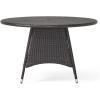 Christopher Knight Home Corsica PE Round KD Dining Table, Multibrown