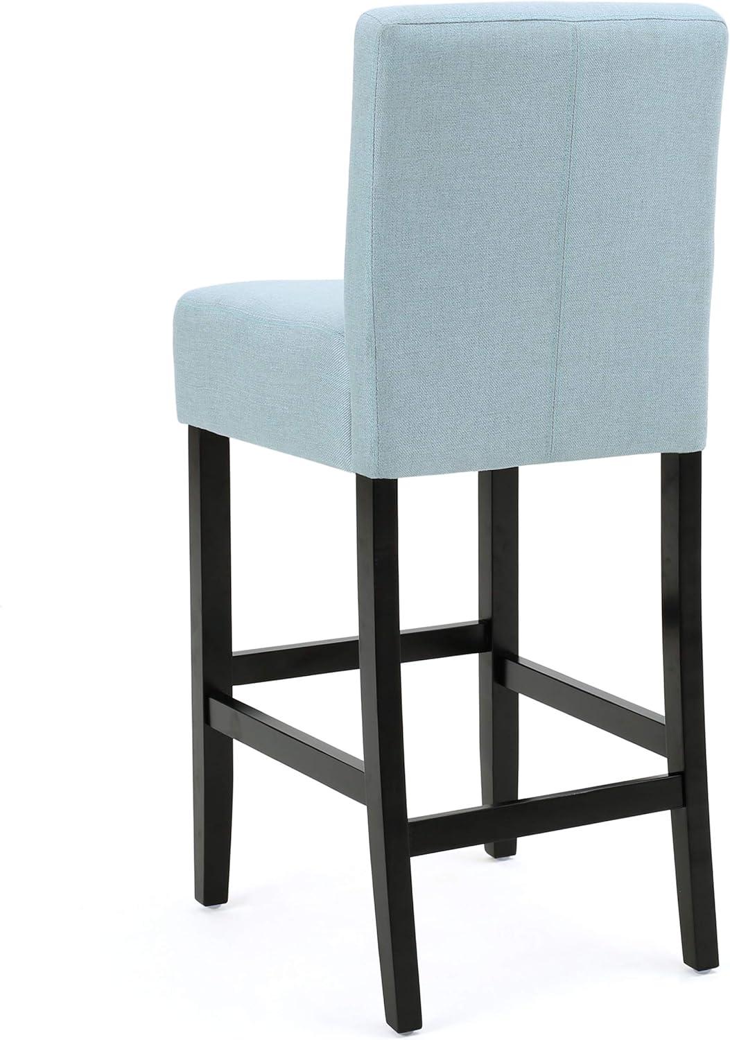 image:imageChristopher Knight Home Lopez Fabric Barstools 2Pcs Set Light Blue