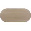 Christopher Knight Home Lancas Modern Minimalist Wooden Indoor Dining Table, Oval Top Dining Table Set for 6, Pedestal Dining Room/Kitchen Table, Ideal for Restaurant/Family Gatherings, Walnut Brown(Light Ash)