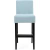 Christopher Knight Home Lopez Fabric Barstools, 2-Pcs Set, Light Blue