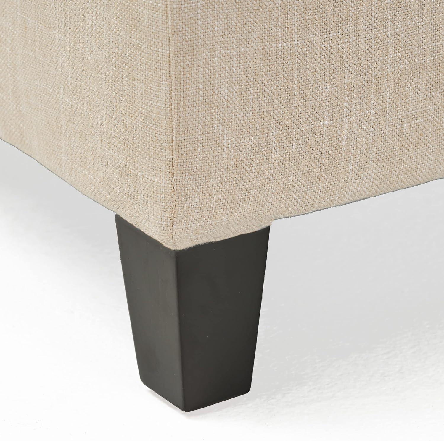 image:imageChristopher Knight Home Glouser Fabric Storage Ottoman Light Beige