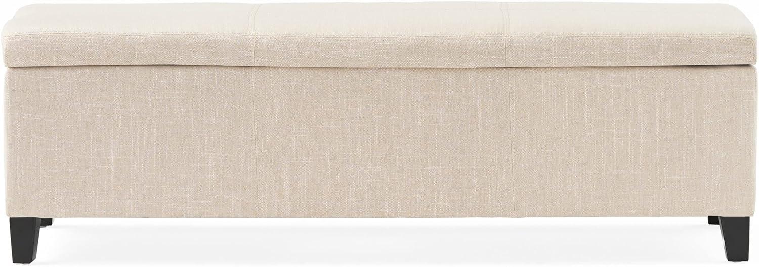 image:imageChristopher Knight Home Glouser Fabric Storage Ottoman Light Beige