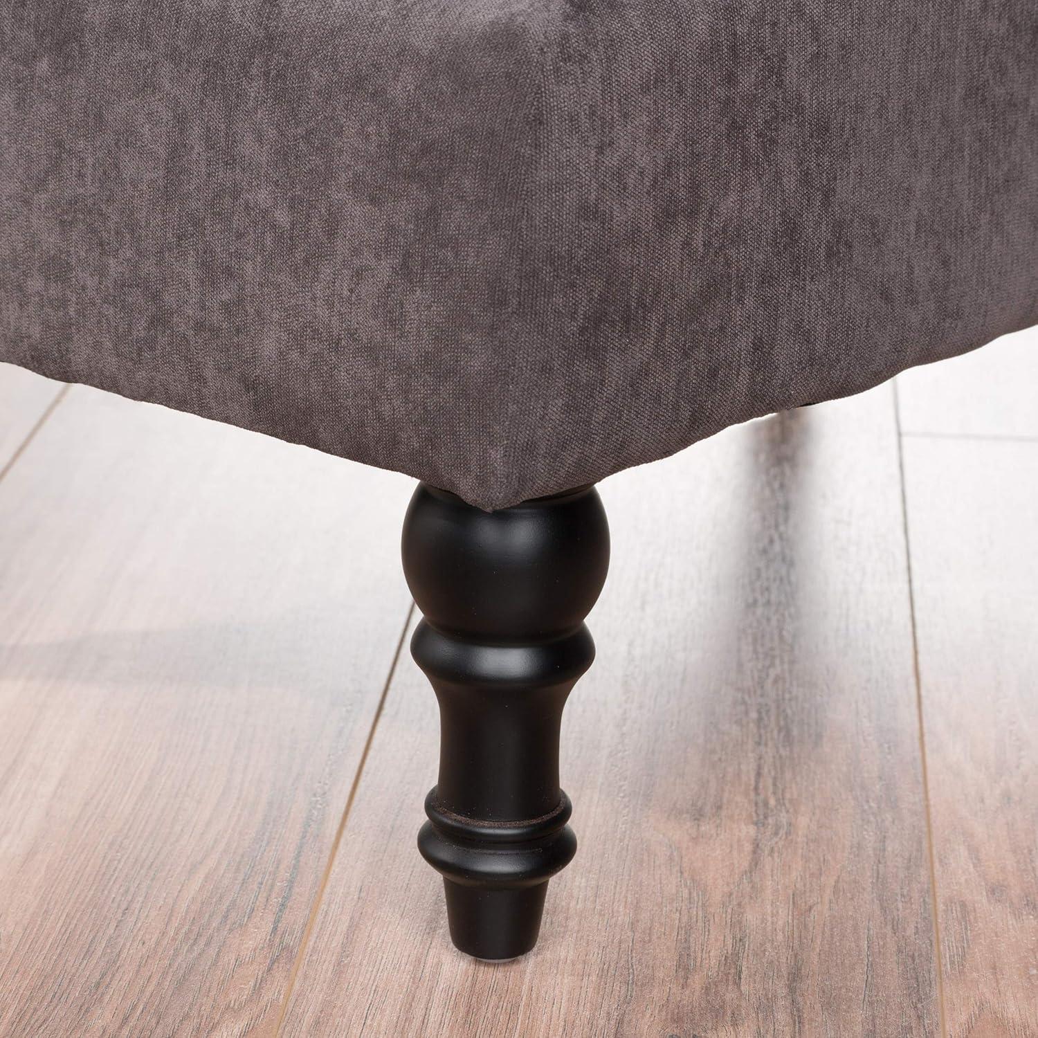 image:imageChristopher Knight Home Jeremy Tufted Fabric Ottoman Grey