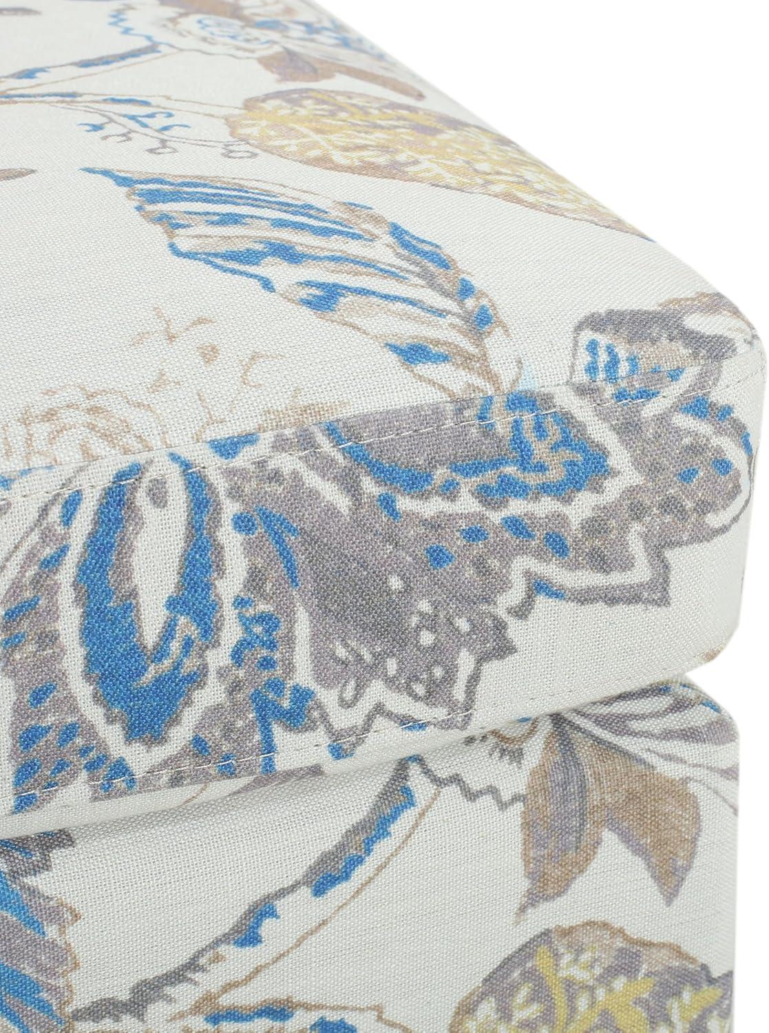 image:imageChristopher Knight Home Spield Indoor Ottoman Footrest Wooden Ottoman Foot Stool Modern Coffee Table Floral Print