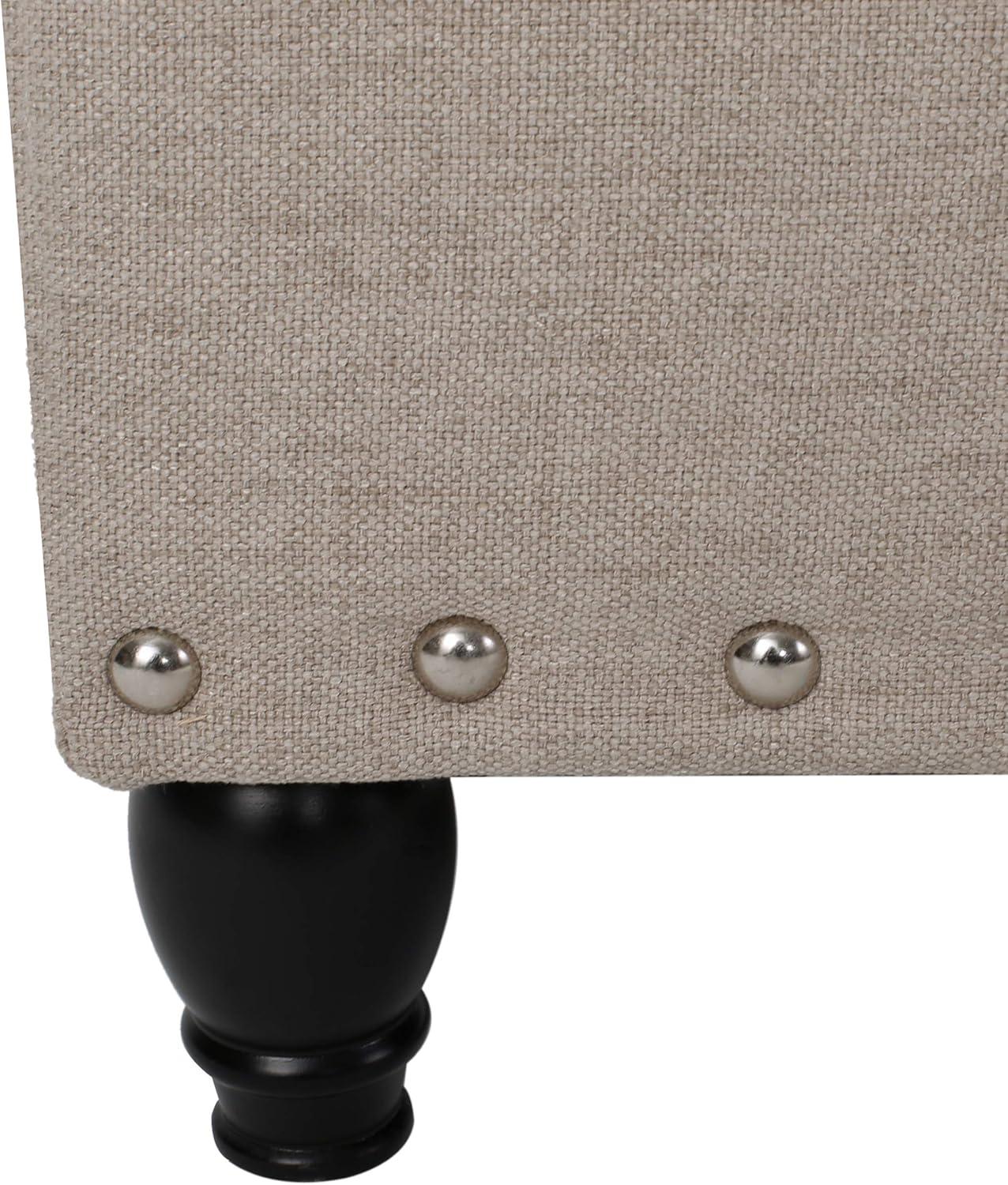 image:imageChristopher Knight Home Tatiana Fabric Storage Ottoman Wheat
