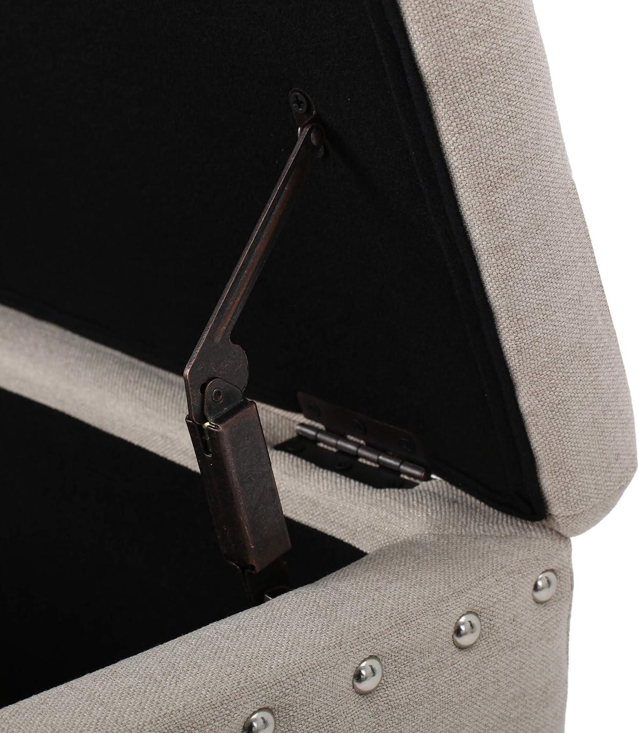 image:imageChristopher Knight Home Tatiana Fabric Storage Ottoman Wheat