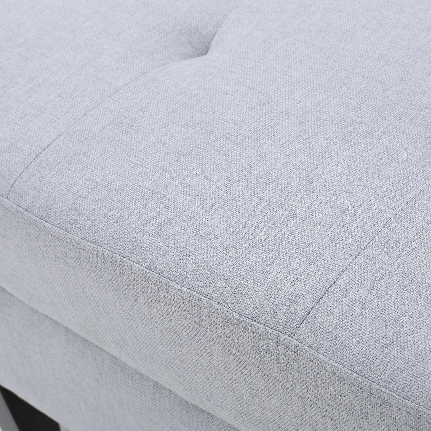 image:imageChristopher Knight Home Zahra Fabric Storage Ottoman Light Grey