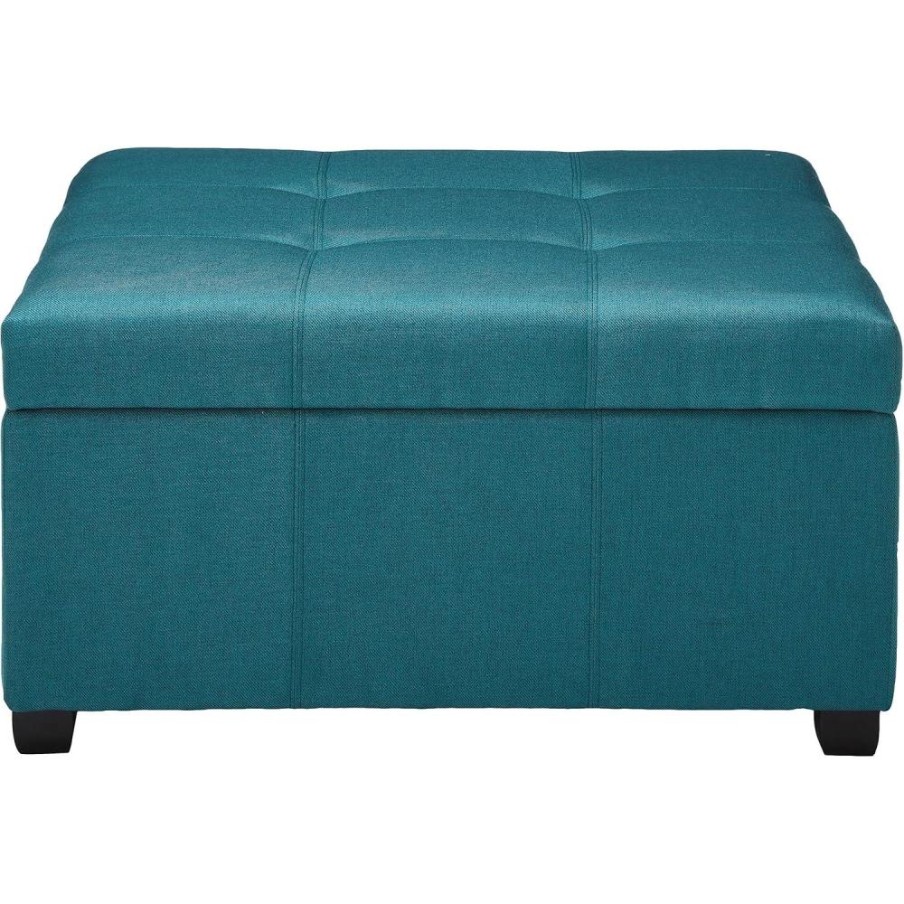 image:imageChristopher Knight Home Carlsbad Fabric Storage Ottoman Dark TealStorage