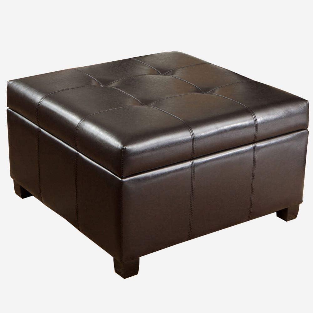 image:imageChristopher Knight Home Richmond Bonded Leather Storage Ottoman Espresso