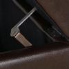Christopher Knight Home Alfred Bonded Leather Storage Ottoman, Brown 51 by 25 by 19