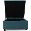 Christopher Knight Home Carlsbad Fabric Storage Ottoman, Dark Teal(Storage)