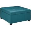 Christopher Knight Home Carlsbad Fabric Storage Ottoman, Dark Teal(Storage)
