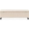 Christopher Knight Home Glouser Fabric Storage Ottoman, Light Beige