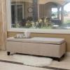 Christopher Knight Home Glouser Fabric Storage Ottoman, Light Beige