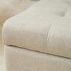 Christopher Knight Home Mission Tufted Fabric Storage Ottoman Bench, Dark Beige(Dark Beige)