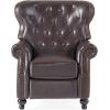 Christopher Knight Home Walder Reconstituted Bycast Leather Recliner, Brown