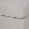 Rosella Biege Fabric Ottoman