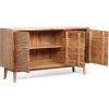 Warrenton Handcrafted 2 Door Sideboard – Acacia Wood – Natural