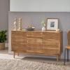 Warrenton Handcrafted 2 Door Sideboard – Acacia Wood – Natural