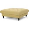 Christopher Knight Home Bordeaux Fabric Ottoman, Dark Blue Dimensions: 40.50”D x 40.50”W x 16.90”H(Light Green)