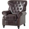 Christopher Knight Home Walder Reconstituted Bycast Leather Recliner, Brown