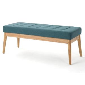 Christopher Knight Home Saxon Fabric Bench, Dark Teal