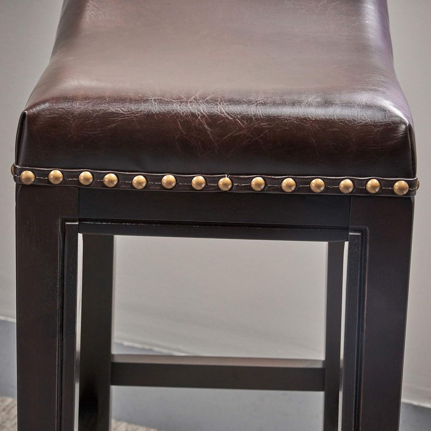 image:imageChristopher Knight Home Avondale Backless Bar Stools12D x 1813W x 30H 2Pcs Set BrownBackless Bar Stools