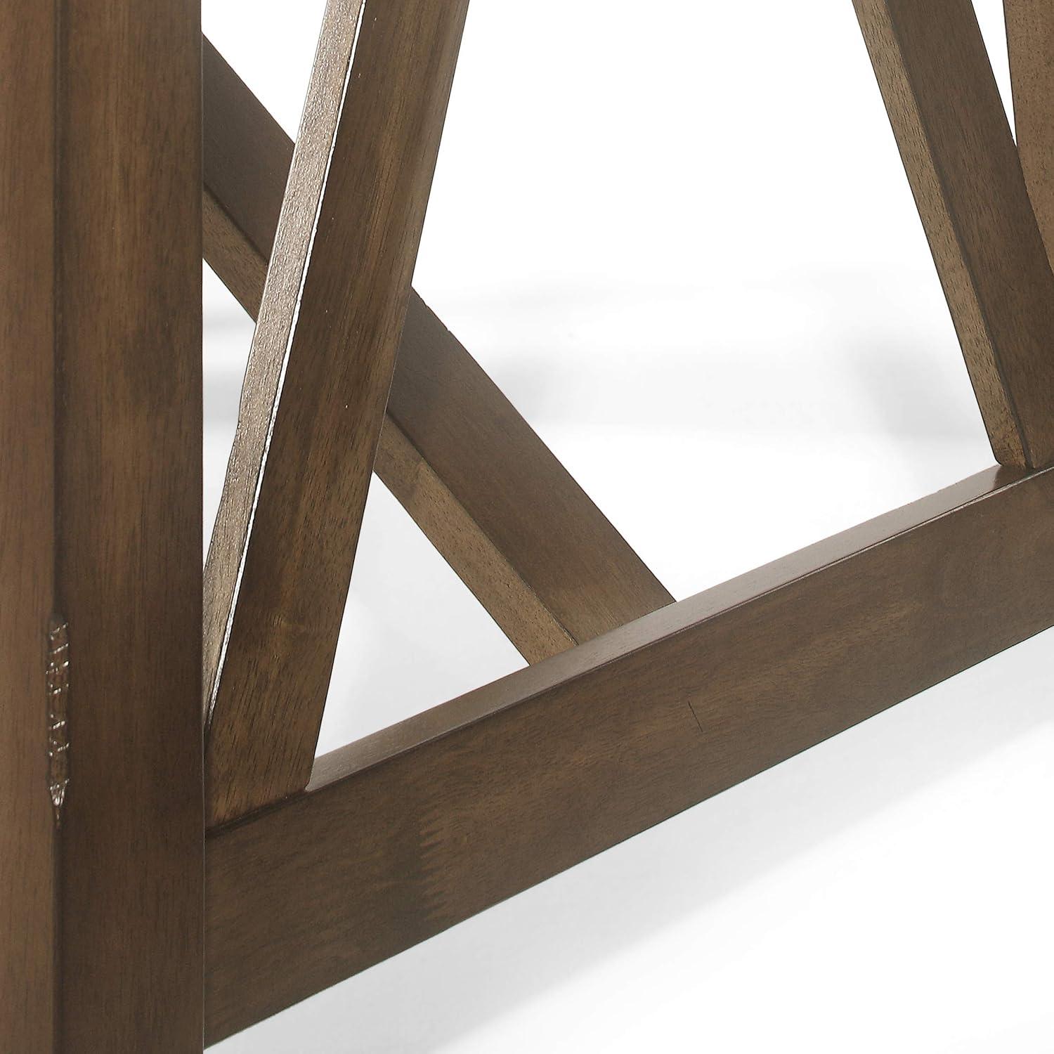 image:imageChristopher Knight Home Hhdza Farmhouse Dining Table for 68 71 Rubberwood Dinner Table with Cross Beam Frame amp WoodLike LowMaintenance Top Dining Room Furniture for 68 Antique Brown