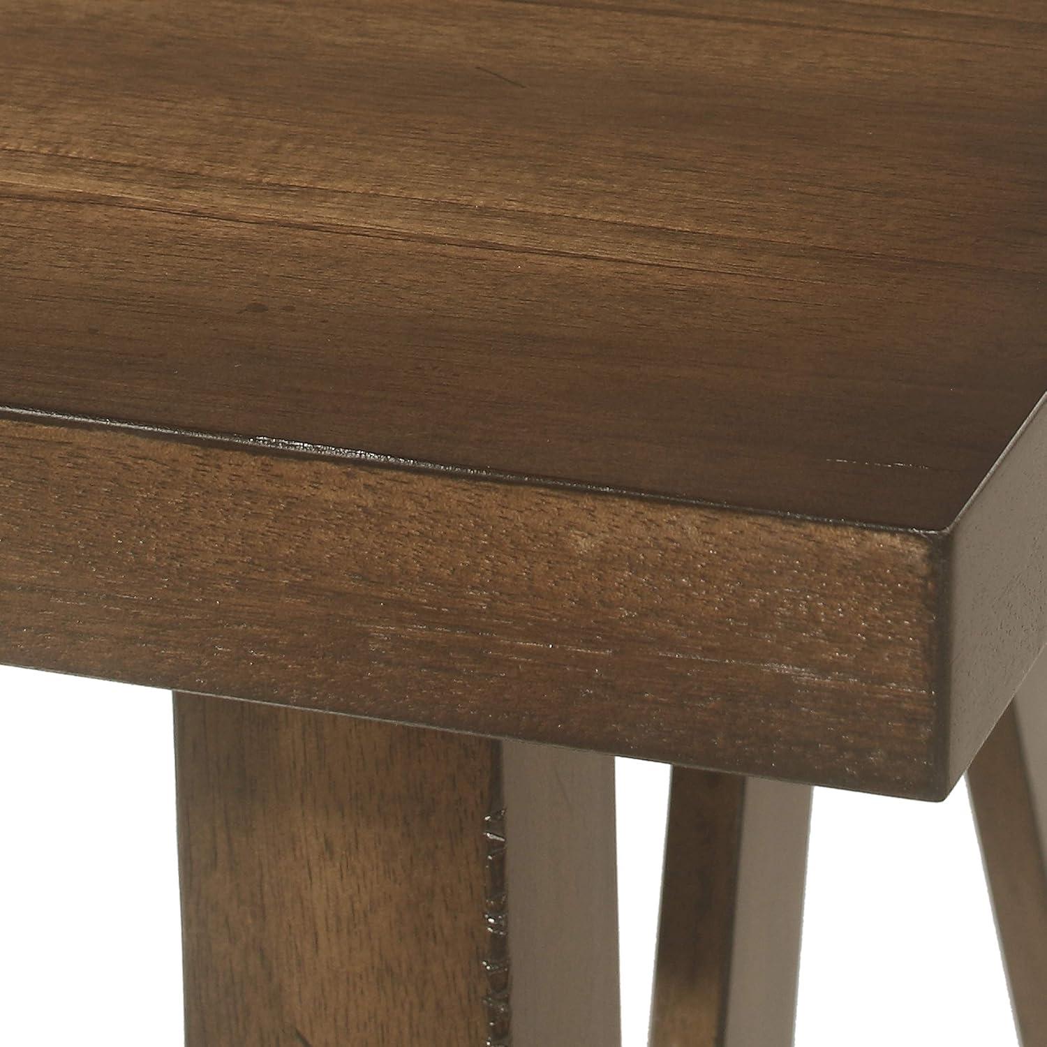 image:imageChristopher Knight Home Hhdza Farmhouse Dining Table for 68 71 Rubberwood Dinner Table with Cross Beam Frame amp WoodLike LowMaintenance Top Dining Room Furniture for 68 Antique Brown
