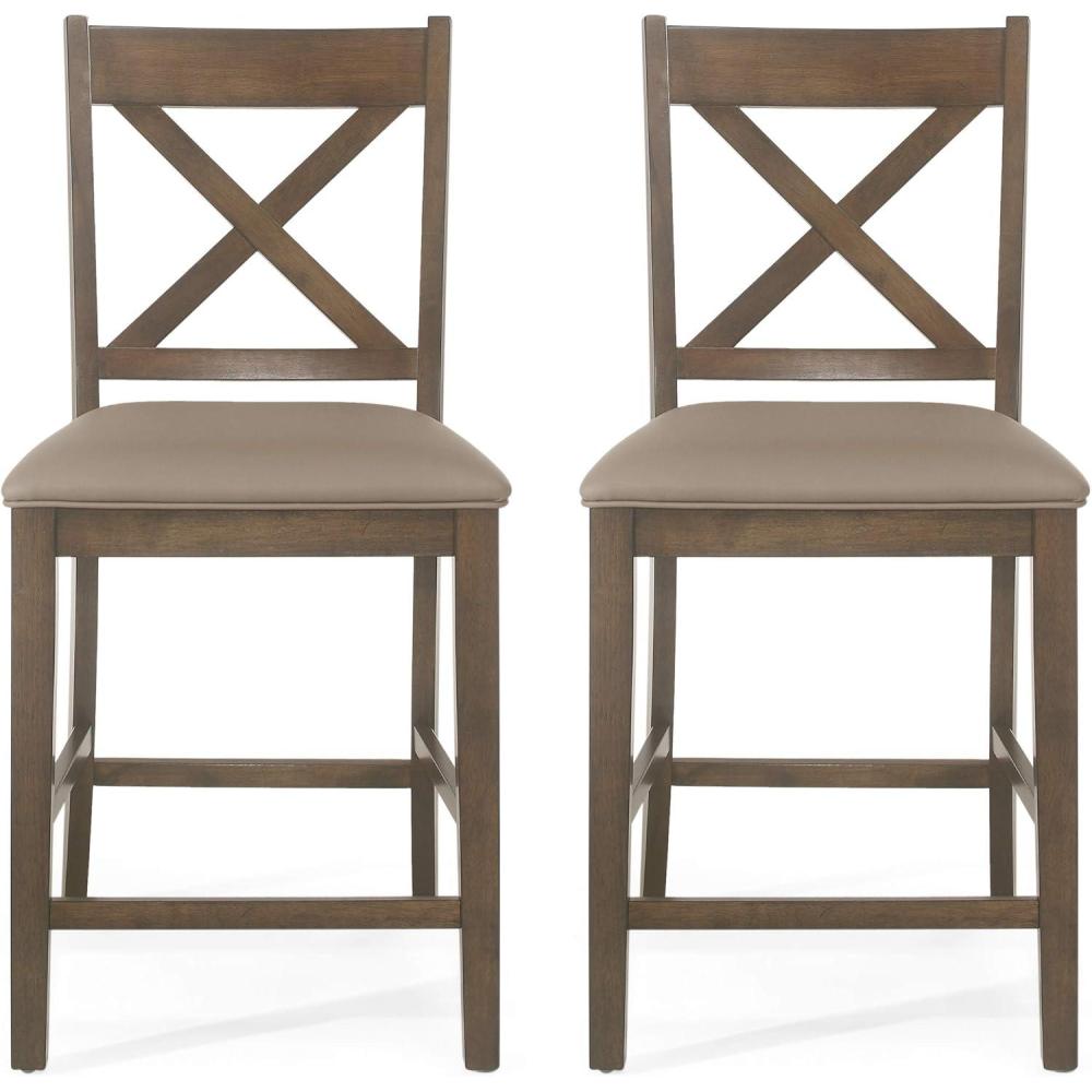 image:imageChristopher Knight Home Emory Counter Stool Sets Black Matte BlackAntique Brown