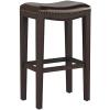 Christopher Knight Home Avondale Backless Bar Stools,12″D x 18.13″W x 30″H, 2-Pcs Set, Brown(Backless Bar Stools)