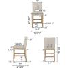 Christopher Knight Home Coloma Upholstered 27 Inch Counter Stools – Wheat/Weathered Natural (Set of 2)