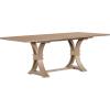 Christopher Knight Home Ethan Extendable Dining Room Table for 6, Wooden Rectangular Expandable Kitchen Table, Vintage Dining Table for Dining Room Kitchen, Light Natural(Light Natural)