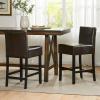 Christopher Knight Home Portman Counterstool, Brown 18″W x 23”D x 38.50”H