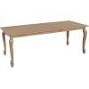Christopher Knight Home Shawen Extendable Dining Room Table for 6, Wooden Expandable Kitchen Table, Rectangular Dining Table for Dining Room Kitchen, Walnut(Light Natural)