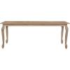 Christopher Knight Home Shawen Extendable Dining Room Table for 6, Wooden Expandable Kitchen Table, Rectangular Dining Table for Dining Room Kitchen, Walnut(Light Natural)