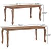 Christopher Knight Home Shawen Extendable Dining Room Table for 6, Wooden Expandable Kitchen Table, Rectangular Dining Table for Dining Room Kitchen, Walnut(Walnut)