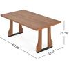 Christopher Knight Home Xayah 63 Inch Dining Table for 6 People, Rectangular Kitchen Table, Farmhouse Dinner Furniture, Modern Wood Table for Dining Room, Natural Ash(Natural)