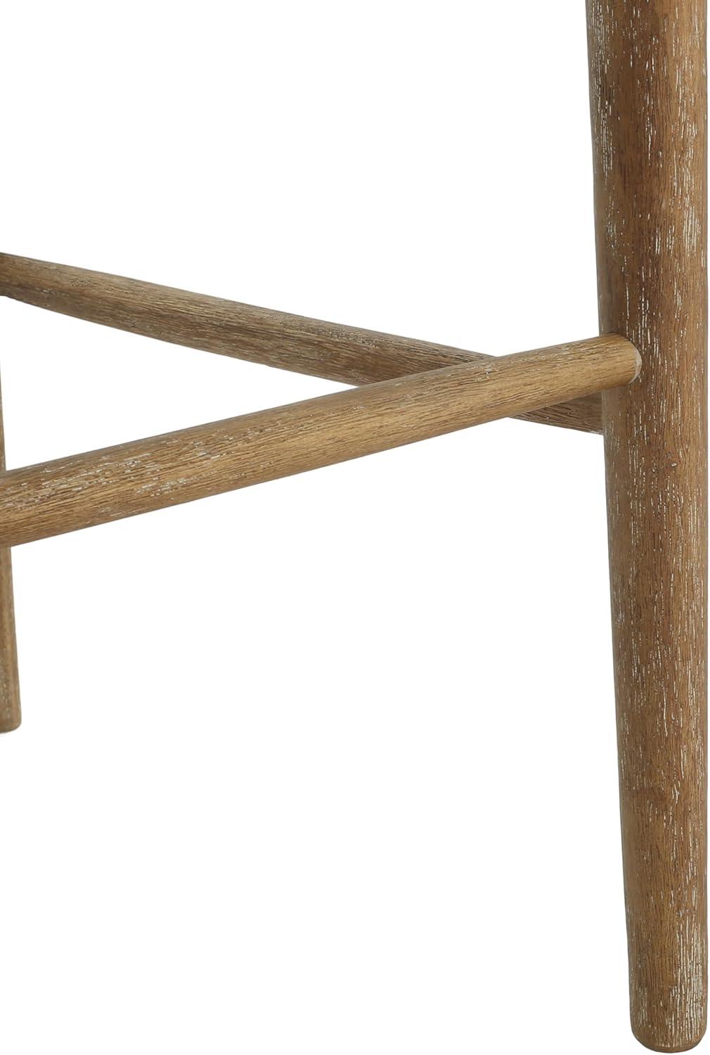 image:imageChristopher Knight Home Collda Modern Upholstered Barstools Wicker Backrest Vintage Classic Style for Home Bar Living Room Kitchen Counter Set of 2 Dark BrownBeige