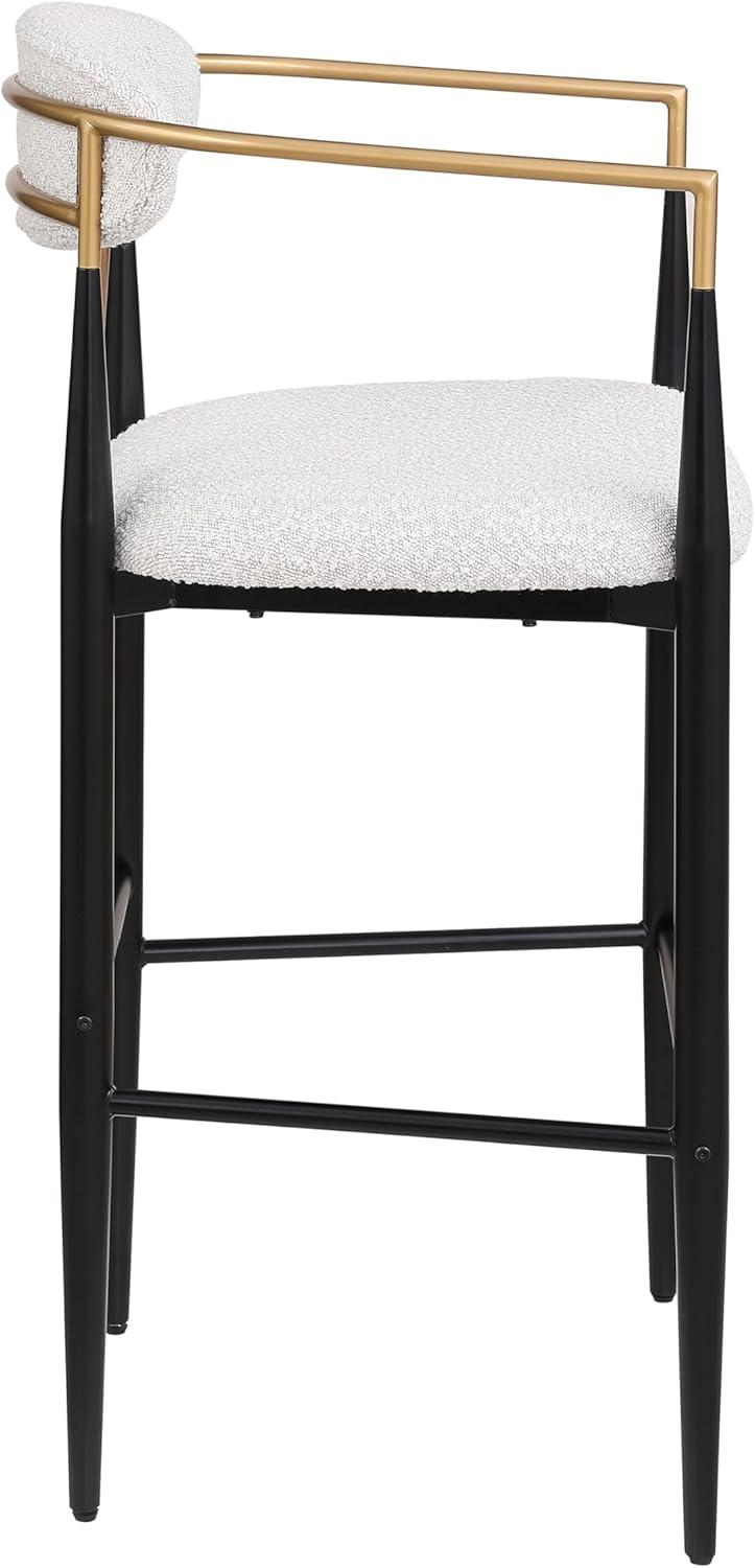 image:imageChristopher Knight Home Harringto Indoor Upholstered 30 Iron Frame Barstool Beige