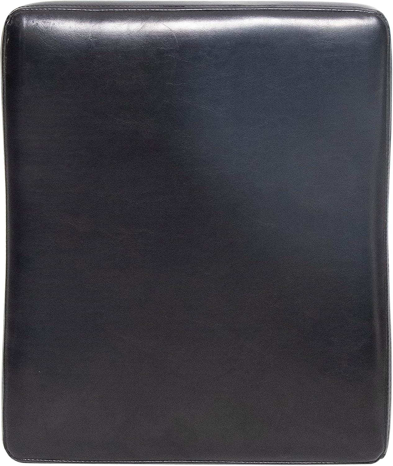 image:imageChristopher Knight Home Laramie Bonded Leather Backless Counterstools 2Pcs Set BlackBlack
