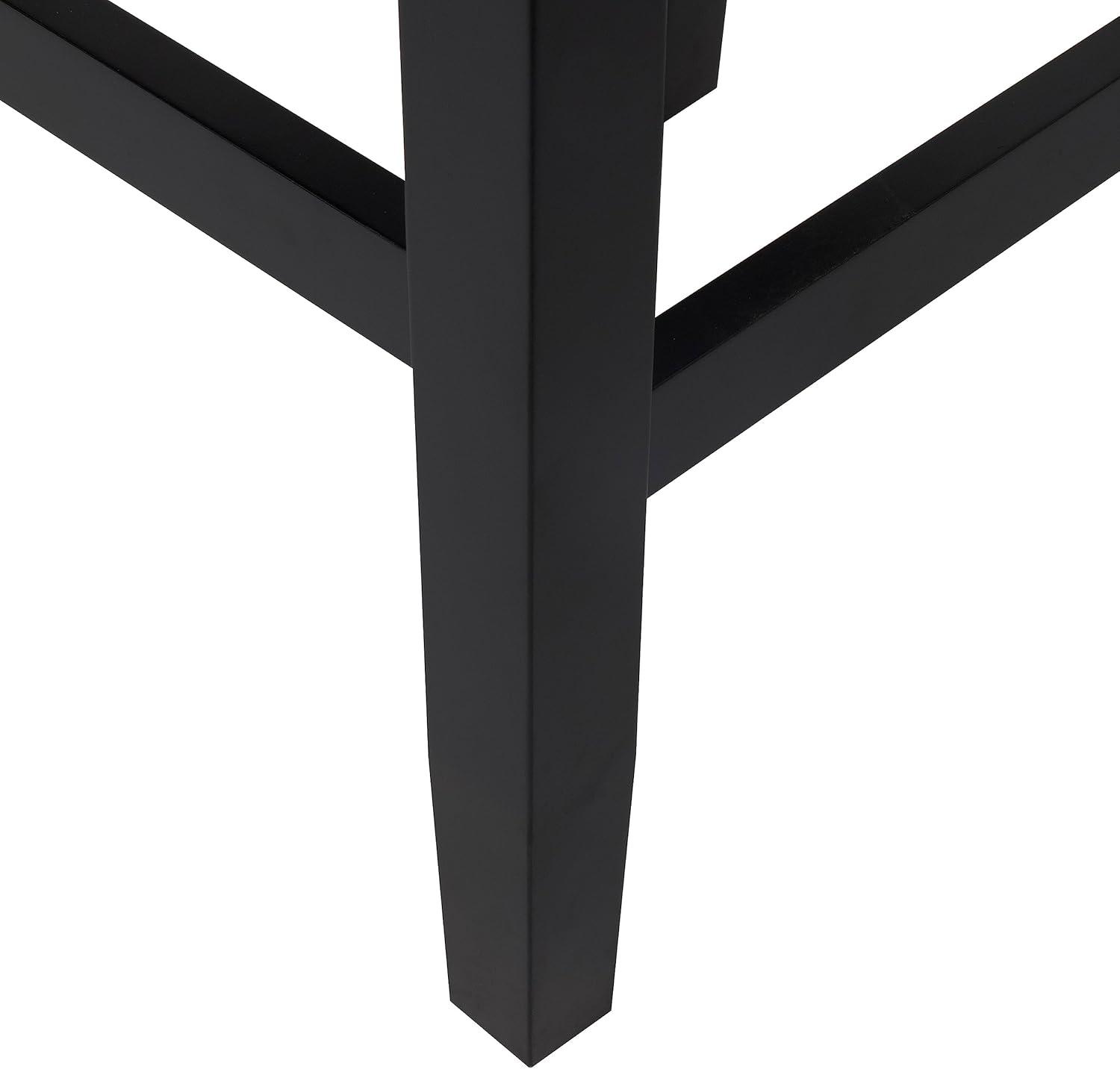 image:imageChristopher Knight Home Laramie Bonded Leather Backless Counterstools 2Pcs Set BlackBlack